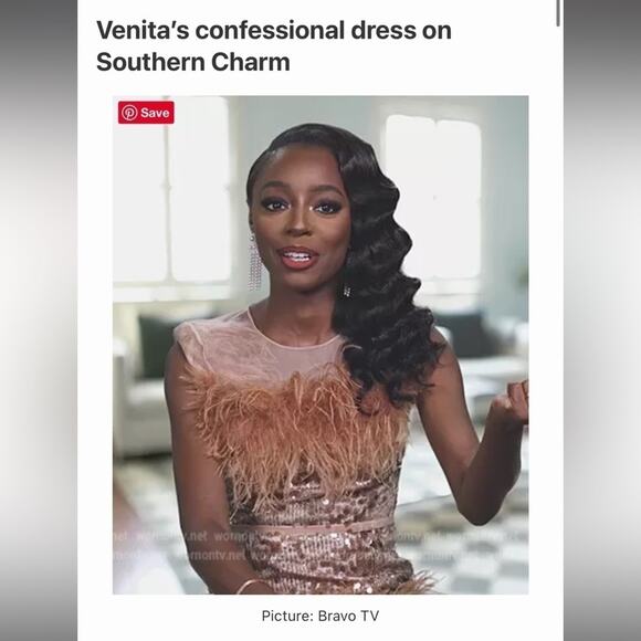 Antonio Melani x Nicola Bathie Collab Feather Sequin Silk Mini Dress Size 0 - Picture 4 of 4